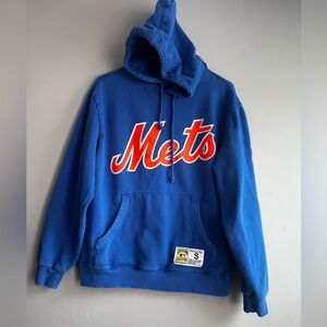 Mitchell & Ness Blue Mets Pullover Hoodie